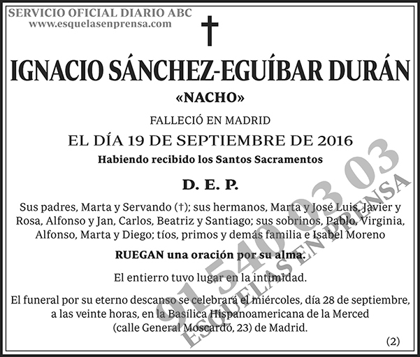 Ignacio Sánchez-Eguíbar Durán